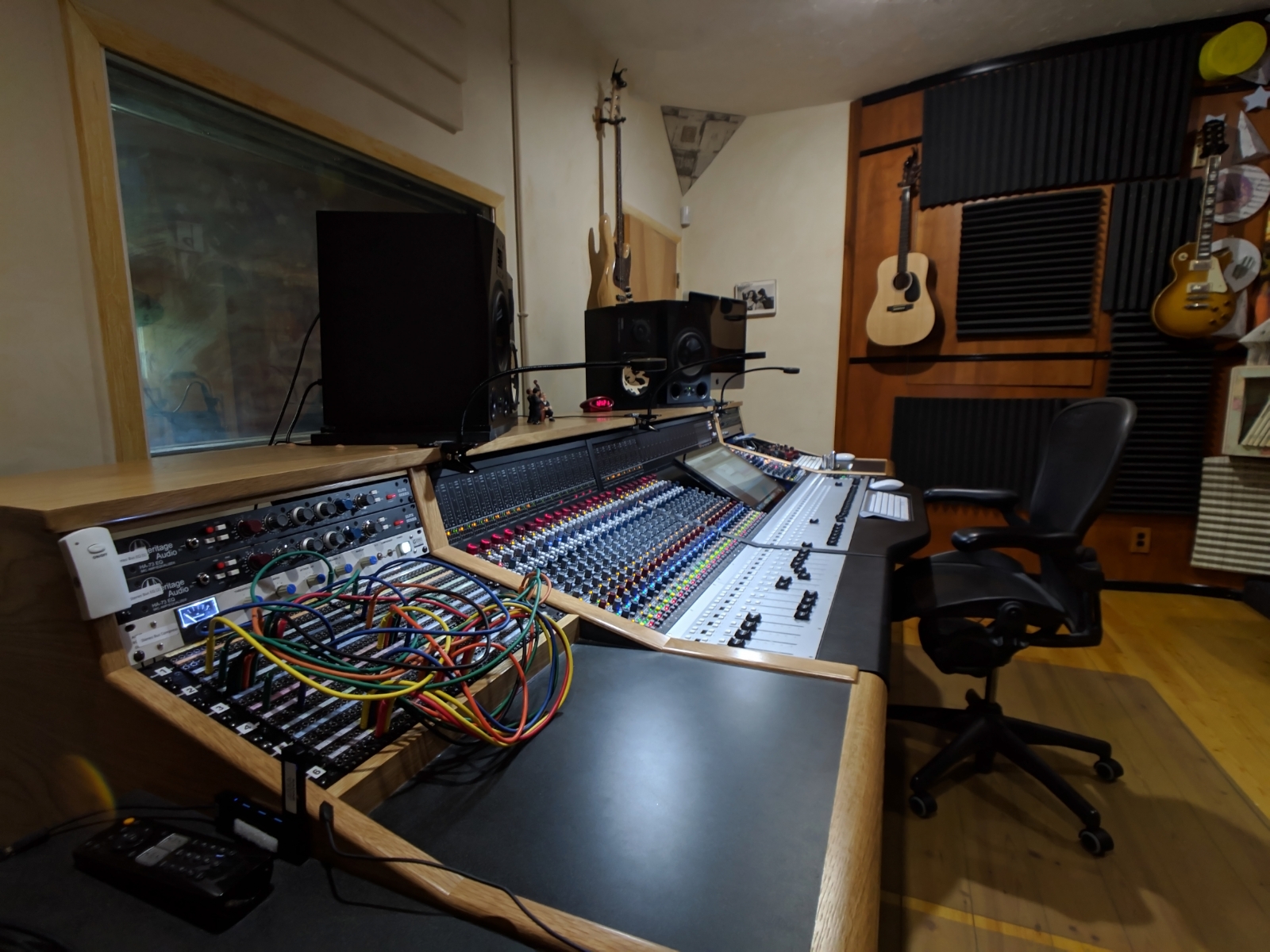 Control Room, featuring the Neve Genesys Black analog console.